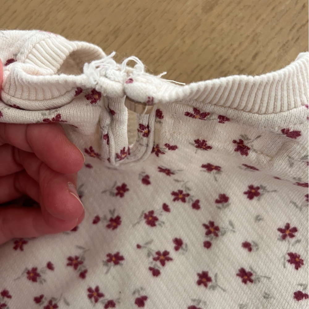 Zara floral matching sweat set in 3-6 months bay girl - Picture 7 of 7